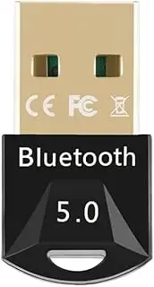 Bluetooth USB Dongle Stick, Bluetooth Adapter 5.0 Receiver Audio Aux Transmitter Wireless USB Receiver for Keyboard, PC, Mobile