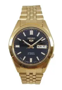 在飛比找ZALORA購物網優惠-Seiko 5 Men's Gold Stainless S