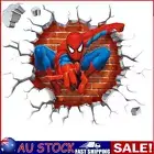 3D Superhero`Wall Stickers Avengers Spiderman Removable PVC Wall Decals Deco.