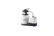 Intex QX2100 Sand Filter Pump & Saltwater System 220V Pool Water Cleaner WHT