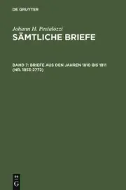 Briefe aus den Jahren 1810 bis 1811 (Nr. 1853-2772) by Emanuel Dejung (German) H