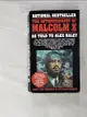 【書寶二手書T6／醫療_LKC】The Autobiography of Malcolm X_X, Malcolm