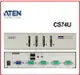 ATEN 宏正 CS74U 4埠USB KVM多電腦切換器