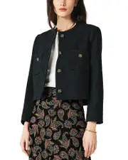 ba & sh Meredith Cropped Boxy Jacket
