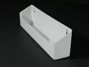 KV Tip Out Tray / Tub for Sink Front 11" WHITE