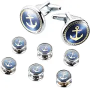 Men's Cufflinks and Studs SetsTuxedo Shirt Cufflinks and Studs Set formen. fo...