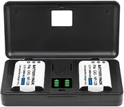 NP-120 (1200mAh) Battery Charger (Including Tow Batteries) Compatible with casio ‌EX-S200 EX-S300 ZS20 ZS15 Z690 ZS10 pentax Optio ‌MX4 MX550 DL-I7 FX10 750Z Cameras