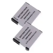 2x Battery For PANASONIC LUMIX DMW-BCM13E DMC-ZS30 DMC-FT5 DMC-TS5 DMC-TZ37
