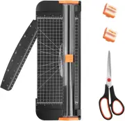 Paper Cutter,A4 Paper Trimmer,Paper Slicer with 2Pcs Replacement Blades and 1...