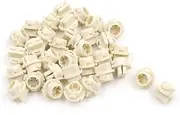 Ruilogod 20pcs White T6.5 LED Light Socket Holder Adapter