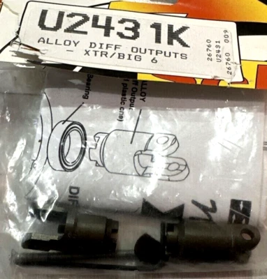 Schumacher U2431K Alloy Diff Outputs Big6 XTR 2WD Buggy