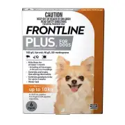 Frontline Plus Spot On Small Pet Dog 0-10kg Pk of 6 Flea Tick Treatment Canine