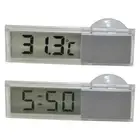 Car Auto LCD Digital Clock / Thermometer Temperature Meter