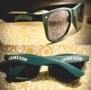 2 Jameson Irish Whisky Brand New Promotional Retro Dark Green Sunglasses Novelty