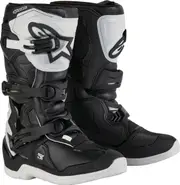 Alpinestars Tech 3S, boots youth , color: Black/White , size: 2 US