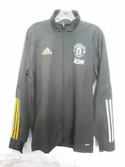 adidas 2020-21 MANCHESTER UNITED Presentation Jacket - Green/Orange (FR3661)