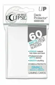 Ultra PRO Eclipse Small WHITE Matte Deck Protector 60 x Card Sleeves 62 x 89mm