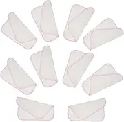 Milisten 10Pcs Boy Girl Cotton Towels Soft Absorbent Saliva Towels for Newborns Multi Use Facial and Nursing Towels Gentle Delicate Skin for Easy Cleanup
