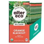 Alter Eco Bar Chocolate Blackout Orange 2.65oz Pack of 12