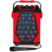 Technical Pro Rechargeable Bluetooth LED Panel Speaker with Wired Mic (WASP460)