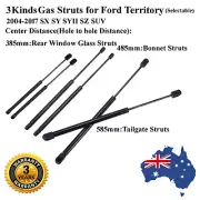 Bonnet/Tailgate/Rear Window Gas Struts for Ford Territory SX SY SY2 SZ 2004-2017
