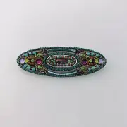 Sterling Silver ADAYA Pin Brooch Made in Israel 2.75" wide by 1" tall