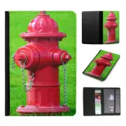 PASSPORT ITINERARY ORGANIZER|COOL RETRO RED FIRE HYDRANT