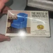 Vintage The House of Miniatures No. 40016 Chippendale Wing Chair unassembled