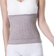 (Camel, Small) - YUPPIE TONE Warm Cashmere Waistband Unisex Elastic Kidney Stomach Waist Support Protector Belt