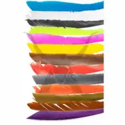 Trueflight Full Length Spiral Wrap Flu-Flu Feathers 100 Pack