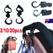 Pram Hanger Baby Kid Stroller Hooks Shopping Bag Clip Stroller Pushchair Hanger