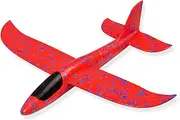 Airplane Toys Foam Glider Plane,Manual Throwing,Fun Challenging, Model Plane Foam,Outdoor Sport Game Gliders for Kids, Large Toy Polystyrene Aeroplane Flying