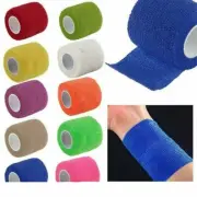 6/12 Pet Horse Dog Cat Wound Vet Cohesive Bandage Self Adherent Animal Wrap Tape