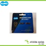 KMC Bike Connecting Chain Links - 10 Speed - Silver - 2 Pcs/MF Card - 60mm