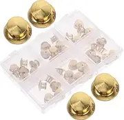 [VILLFUL] Metal Pin Backs Locking Clasp Multi-purpose Decorative Pin Back Keepers for Uniforms Badges Secure Grip