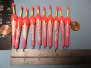 10 NEW WOOD SLIP FLOATS / BOBBERS PANFISH ICE FISHING NO FREEZE UP ON LINE B149