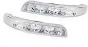 QASULER 87613-2P000-FC 87623-2P000-FC Turn Signal Light Rearview Side Mirror Lamp 4 LED, for Kia, for Sorento, XM 2009-2014(Left and Right) Car Side Mirror Indicator Light
