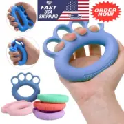Silicon Finger Grip Trainer Finger Hand Grips Exerciser Palm Strengthener ring