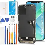 Olivechard Soft OLED 12 Pro Max LCD Screen Replacement for iPhone 12 Pro Max 6.7 inch [Soft OLED,NOT LCD] Display Touch Digitizer Screen Assembly A2411 A2342 A2410 A2412 with Repair Tool