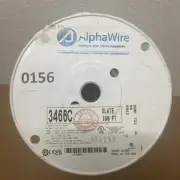 Alpha Wire 3466c Sl005 6 Conductor Shielded 28 Awg Interconnection Cable 100’ FT