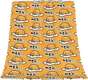 Gudetama Cute Fleece Throw Blanket Super Soft Flannel Cozy Blankets Washable Lightweight Fuzzy Blanket for Couch Sofa Bed Office Travel Camping Throw Size Warm Plush Blankets for All Season (50"x40")