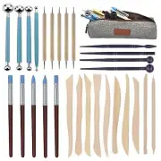 Augernis Polymer Clay Tools,28pcs Modeling Clay Sculpting Tools Set for Potte...
