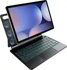 Keyboard Case for 12.4-inch Samsung Galaxy Tab S10+ Plus/S9+ Plus/S9 FE+ Plus/S8