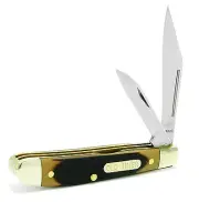 Schrade Old Timer Dog Leg Jack 2-Blade Folding Pocket Knife 3.9" Closed 72OT