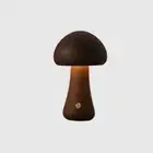 Natural Mushroom Table Lamp | Solid Wood
