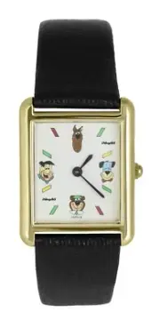 1993 Hanna Barbera Fred Flinstone Yogi Bear Scooby Doo & Huckleberry Hound Watch