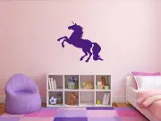 UNICORN Home Vinyl Wall Decal Room Graphics Sticker Decor Mural Silhouette 48"