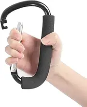 Stroller Hooks, 6.3" Large Stroller Clip, Stroller Hooks for Hanging Bags and Shopping, Stroller Accessories for Mommy, Large Carabiner