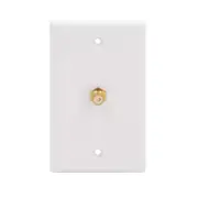 ESD Elite Sound Design - Home Theater Trim Out Subwoofer Wall Plate - WHITE