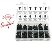Swordfish 60010-192pc Shield and Push-Type Retainer Clip Assortment for GM, Ford